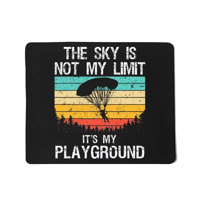 Funny Skydiving Art For Men Women Skydive Lover Skydiver Mousepad