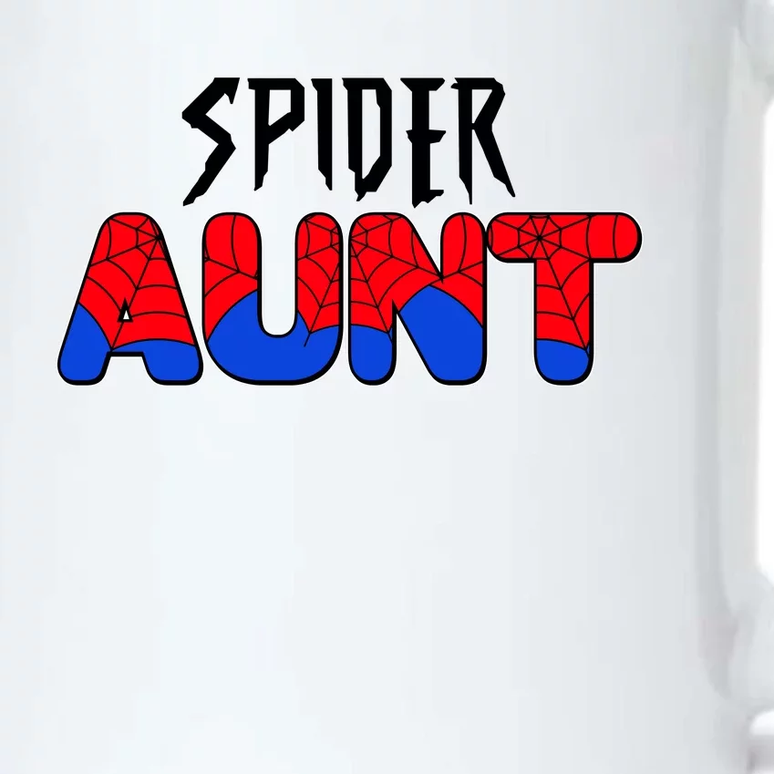 Funny Spider Aunt Matching Family Shirts Black Color Changing Mug