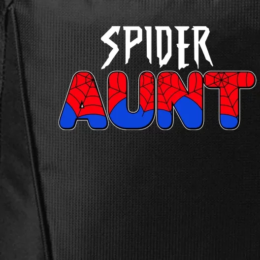 Funny Spider Aunt Matching Family Shirts City Backpack