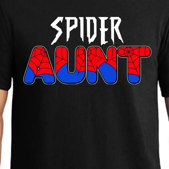 Funny Spider Aunt Matching Family Shirts Pajama Set