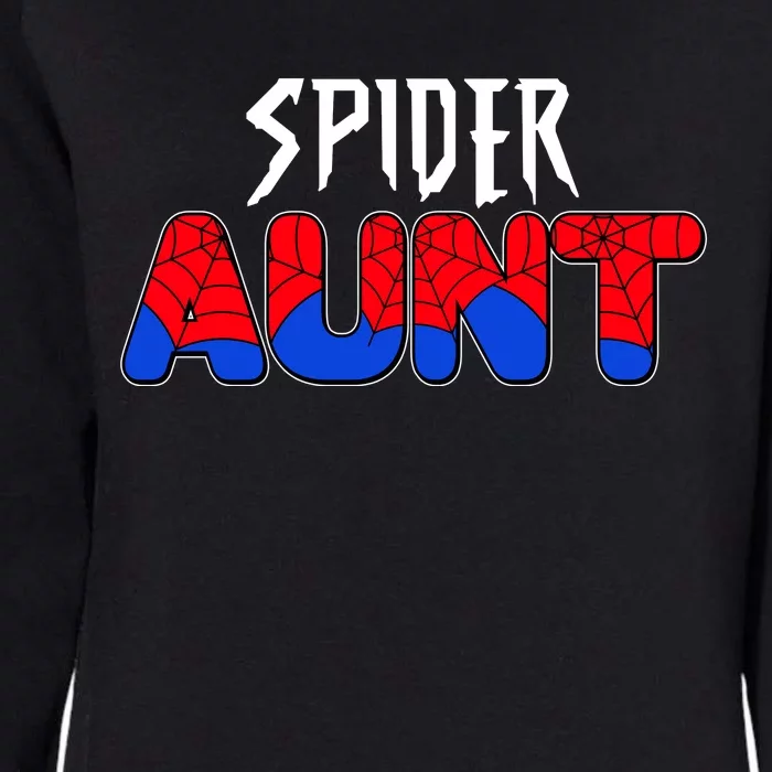 Funny Spider Aunt Matching Family Shirts Womens California Wash Sweatshirt