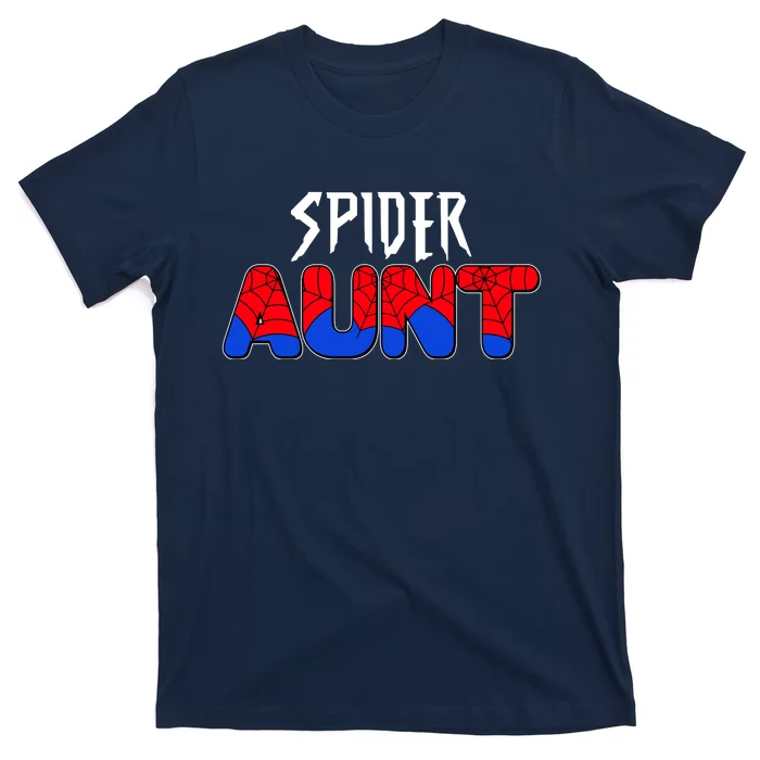 Funny Spider Aunt Matching Family Shirts T-Shirt