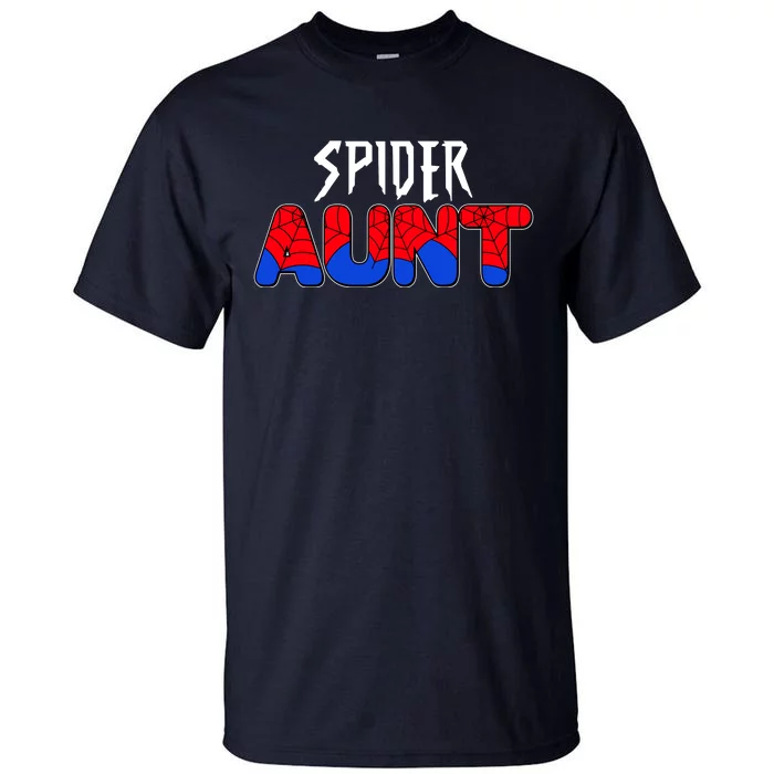 Funny Spider Aunt Matching Family Shirts Tall T-Shirt