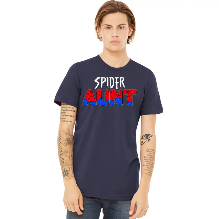 Funny Spider Aunt Matching Family Shirts Premium T-Shirt