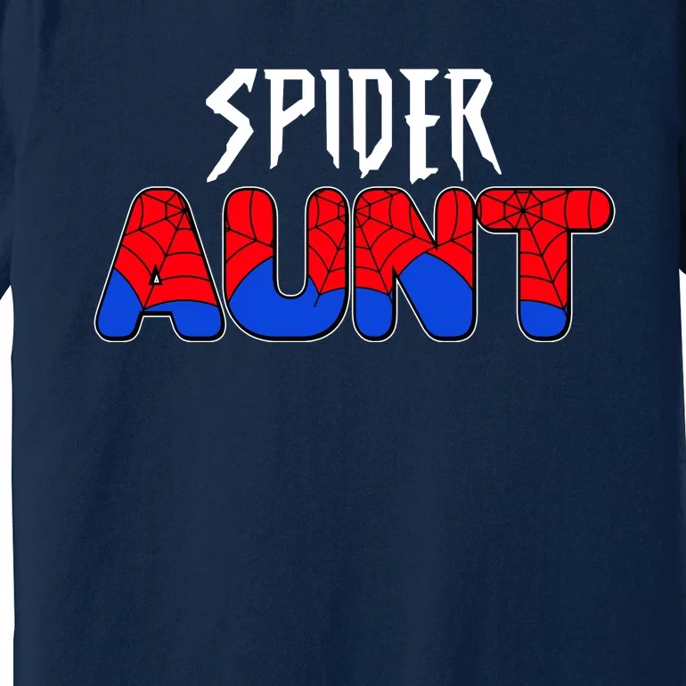 Funny Spider Aunt Matching Family Shirts Premium T-Shirt