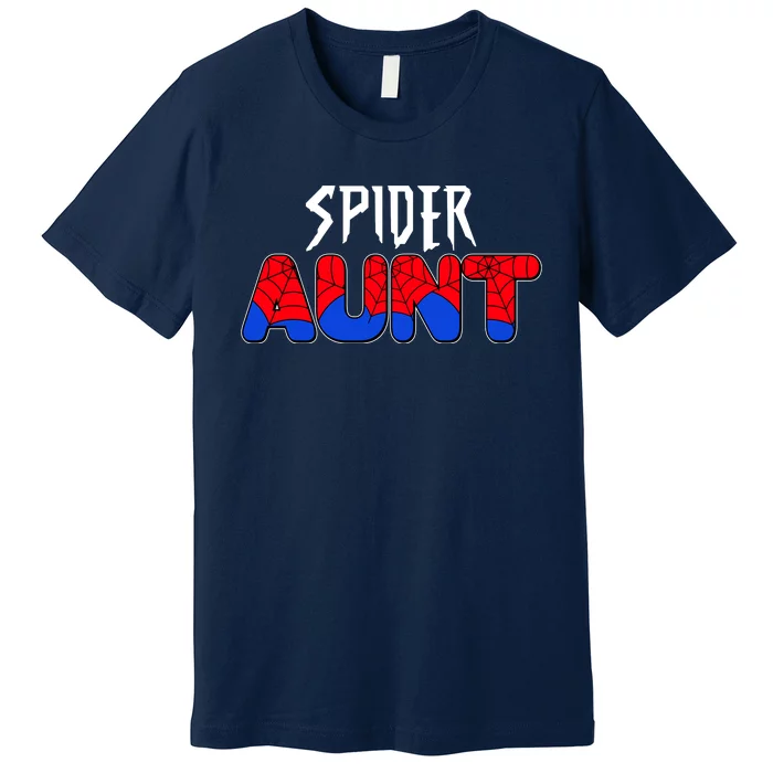 Funny Spider Aunt Matching Family Shirts Premium T-Shirt