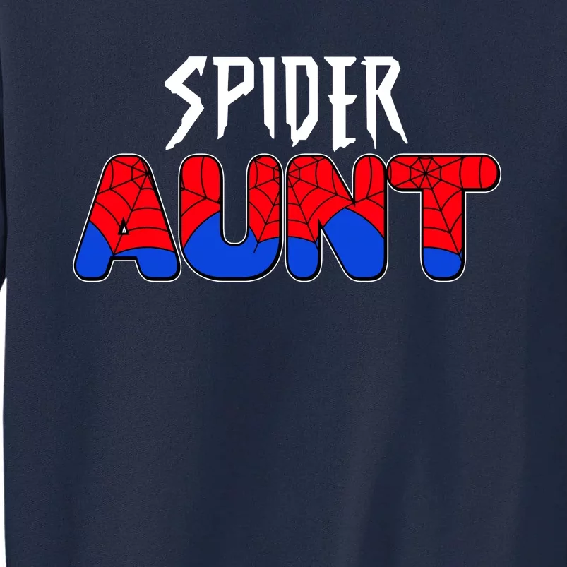 Funny Spider Aunt Matching Family Shirts Tall Sweatshirt