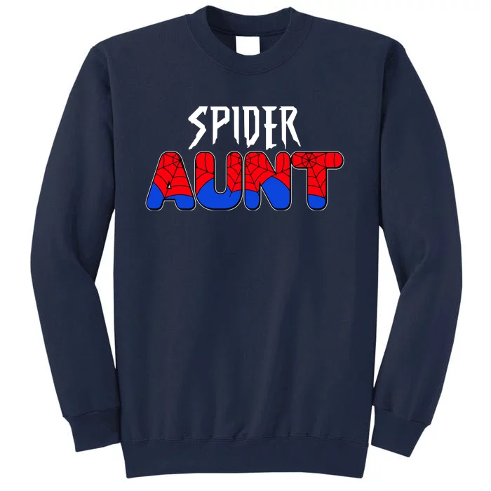 Funny Spider Aunt Matching Family Shirts Tall Sweatshirt