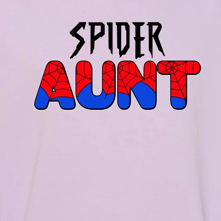 Funny Spider Aunt Matching Family Shirts Garment-Dyed Sweatshirt