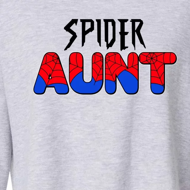 Funny Spider Aunt Matching Family Shirts Cropped Pullover Crew