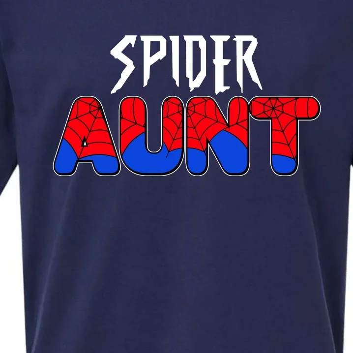 Funny Spider Aunt Matching Family Shirts Sueded Cloud Jersey T-Shirt