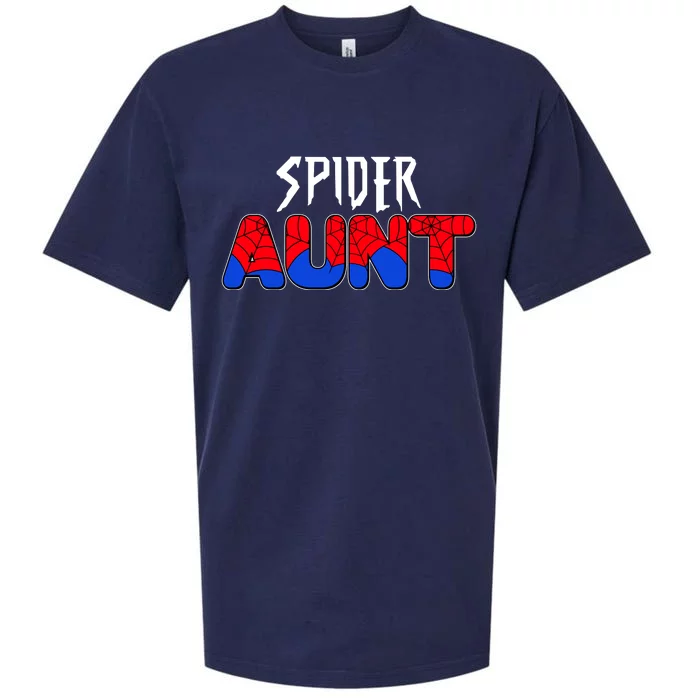 Funny Spider Aunt Matching Family Shirts Sueded Cloud Jersey T-Shirt