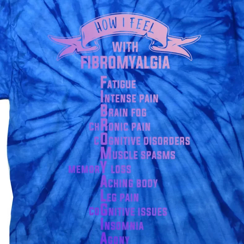 Fibromyalgia Spoonie And Fibro Awareness This Is My Flare Day Gift Tie-Dye T-Shirt