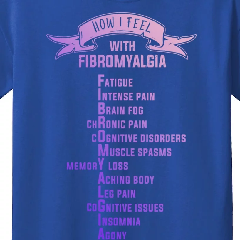 Fibromyalgia Spoonie And Fibro Awareness This Is My Flare Day Gift Kids T-Shirt