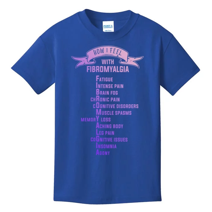 Fibromyalgia Spoonie And Fibro Awareness This Is My Flare Day Gift Kids T-Shirt