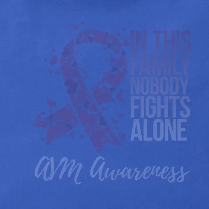 Family Support Arteriovenous Malformation Avm Awareness Gift Zip Tote Bag