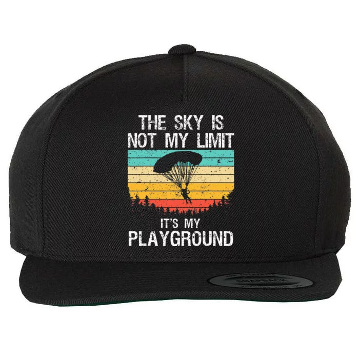 Funny Skydiving Art For Wo Skydive Lover Skydiver Wool Snapback Cap