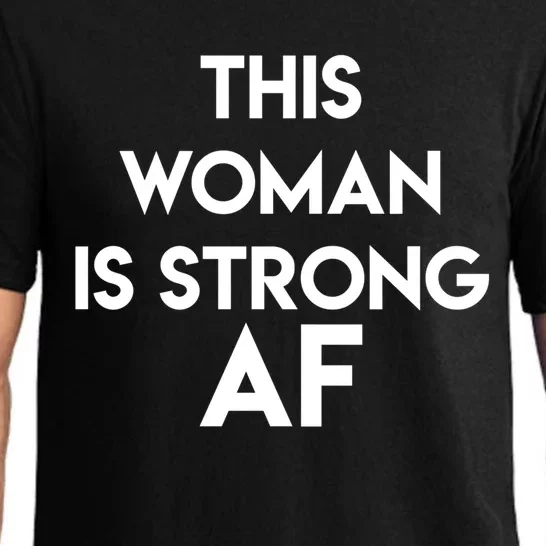 Feminist Strong Af Funny Gift Pajama Set