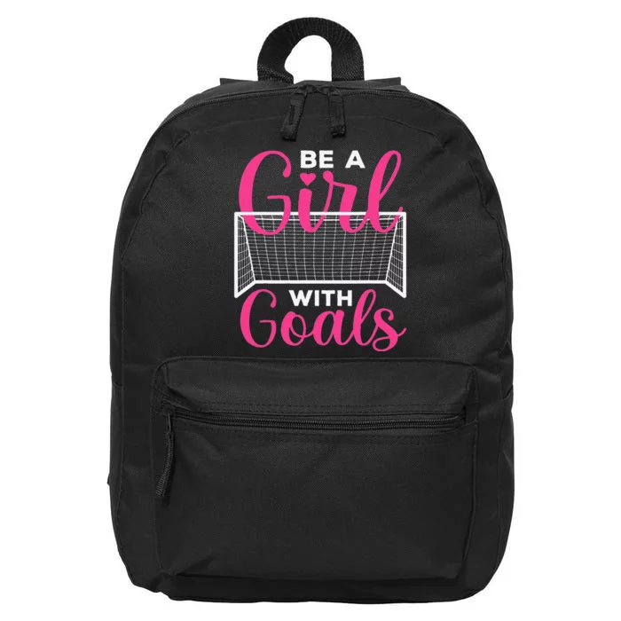 Funny Soccer Art For Girls Teens  Soccer Lovers Players 16 in Basic Backpack