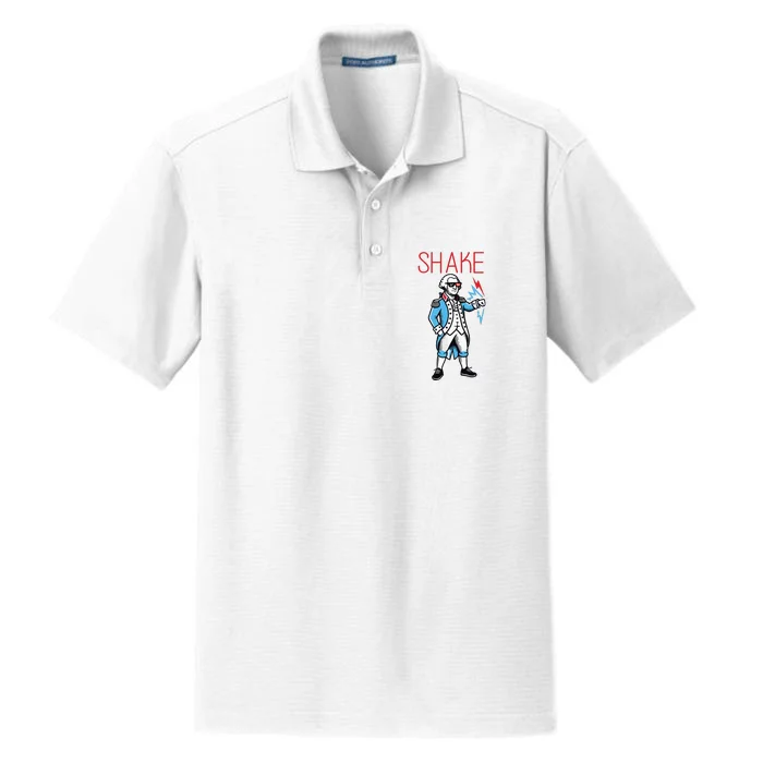 Funny Shake And Bake 4th Of July Couple Matching Dry Zone Grid Performance Polo