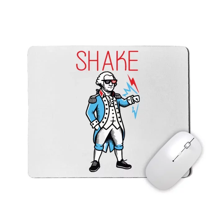 Funny Shake And Bake 4th Of July Couple Matching Mousepad