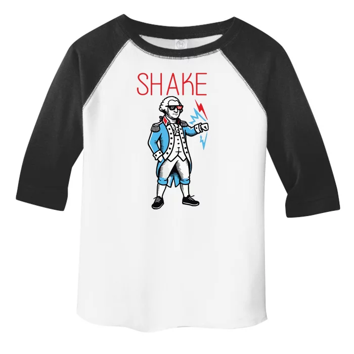 Funny Shake And Bake 4th Of July Couple Matching Toddler Fine Jersey T-Shirt