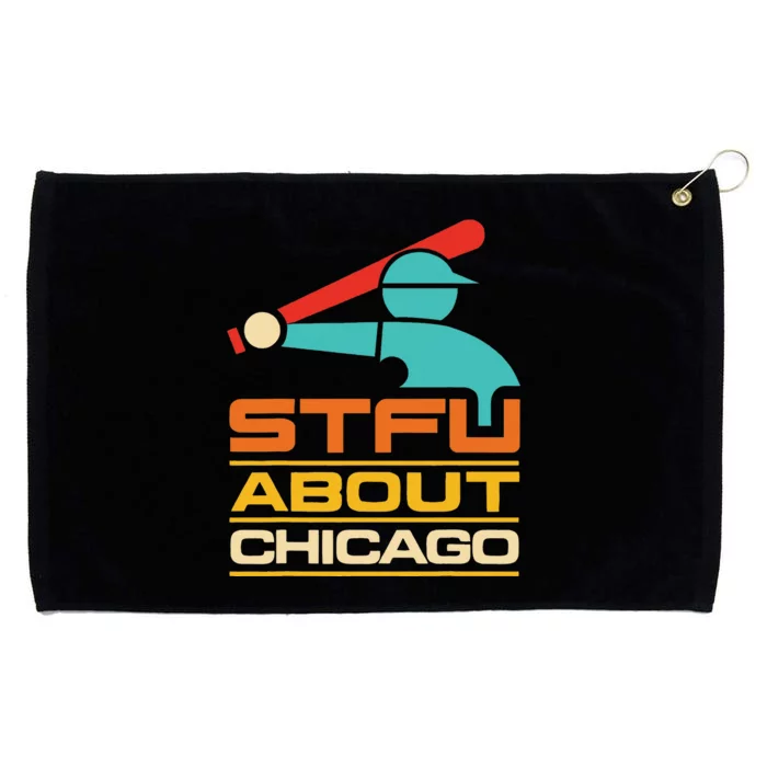 Funny STFU About Chicago Vintage Apparel Grommeted Golf Towel