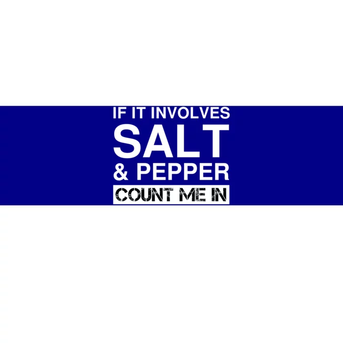 Funny Salt And Pepper Cooking Spices Red White Black Pepper Gift Bumper Sticker