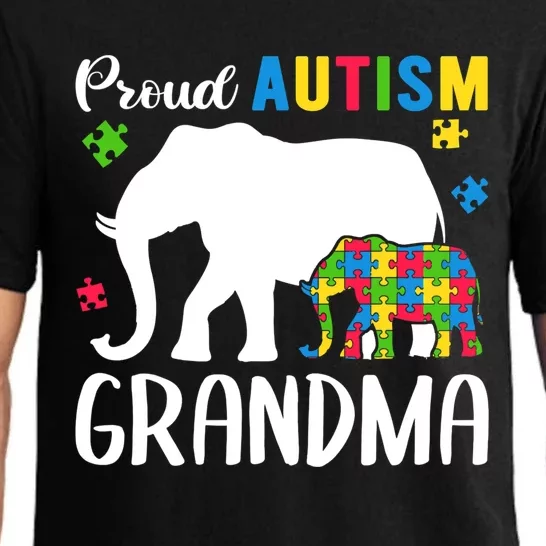 Funny 'S Autism Awareness Gift Proud Autism Grandma Gift Pajama Set