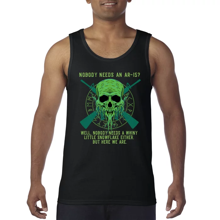 Funny Second Amendment Gun Rights Anti Woke MAGA Conservative Tank Top