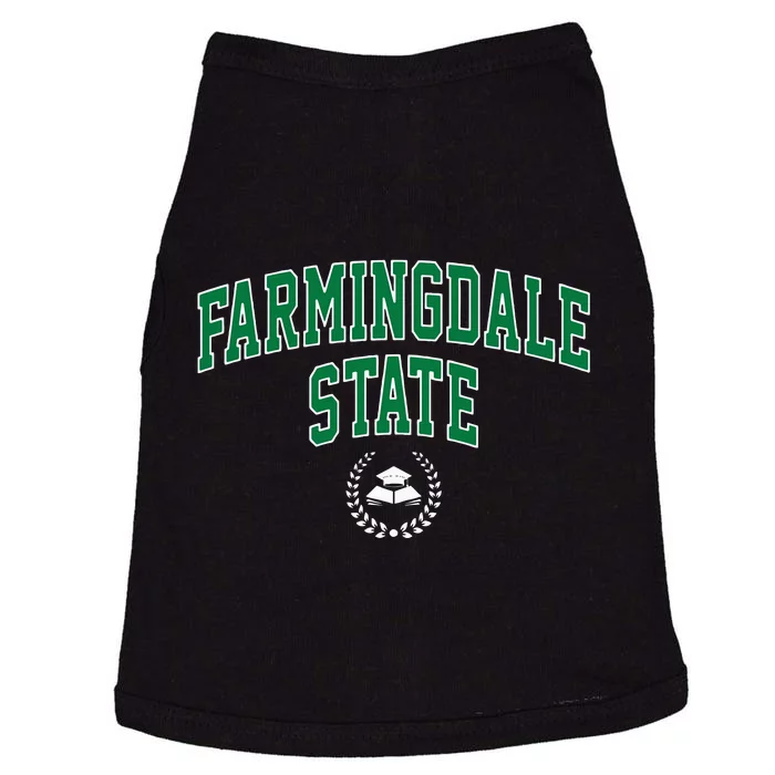 Farmingdale State Arch Vintage Retro College Athletic Sports Doggie Tank