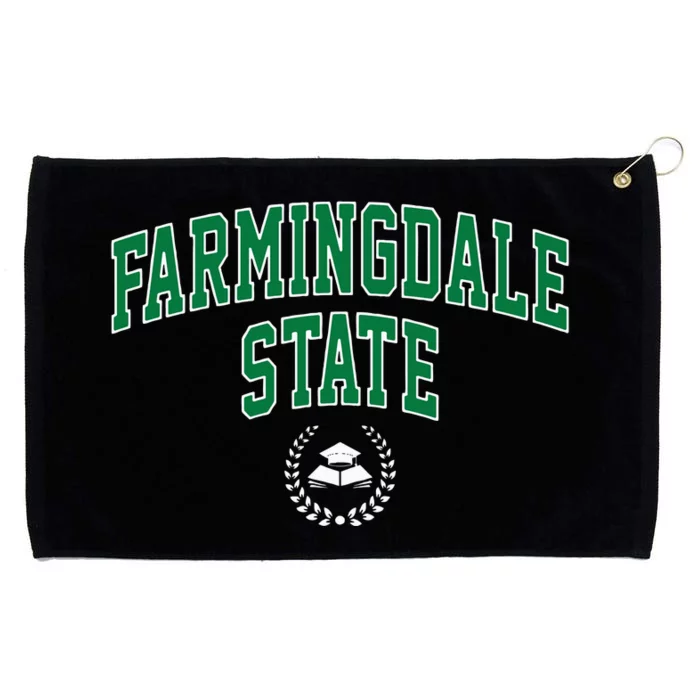 Farmingdale State Arch Vintage Retro College Athletic Sports Grommeted Golf Towel