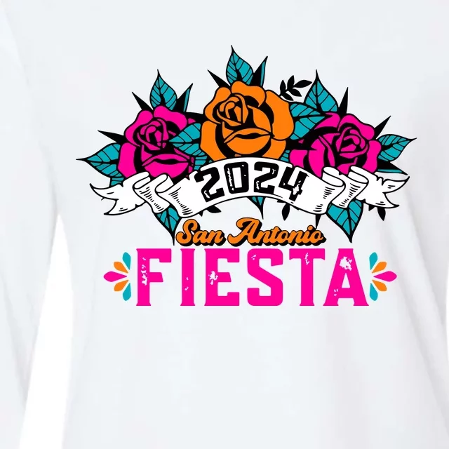 Fiesta San Antonio 2024 Womens Cotton Relaxed Long Sleeve T-Shirt