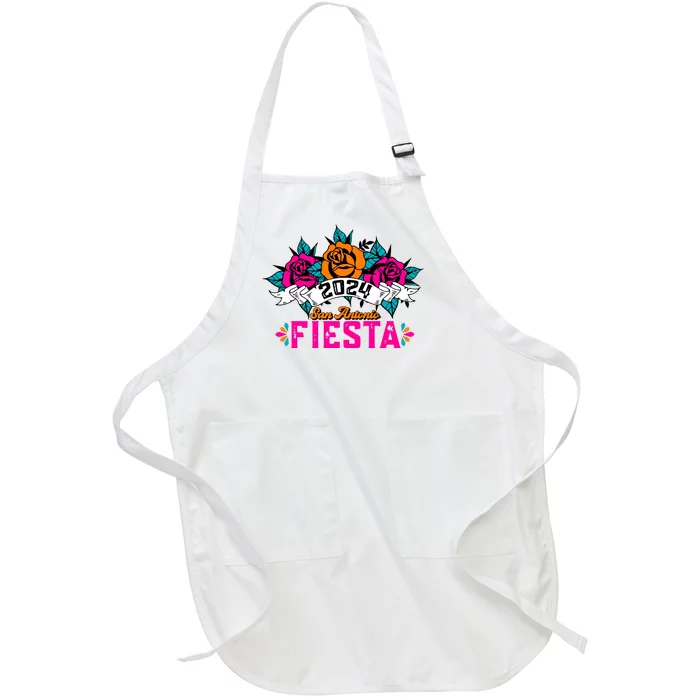 Fiesta San Antonio 2024 Full-Length Apron With Pocket