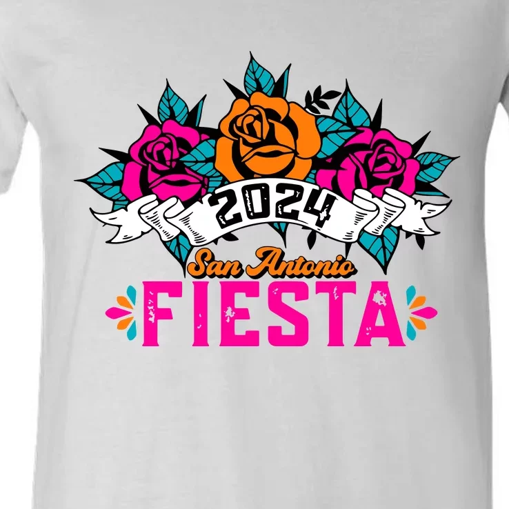 Fiesta San Antonio 2024 V-Neck T-Shirt