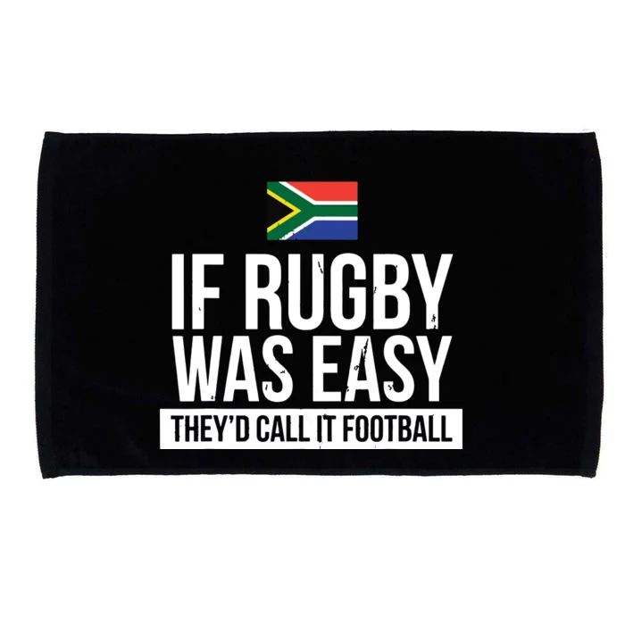 Funny South Africa Rugby Rugby Microfiber Hand Towel