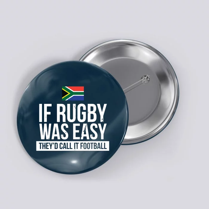 Funny South Africa Rugby Rugby Button