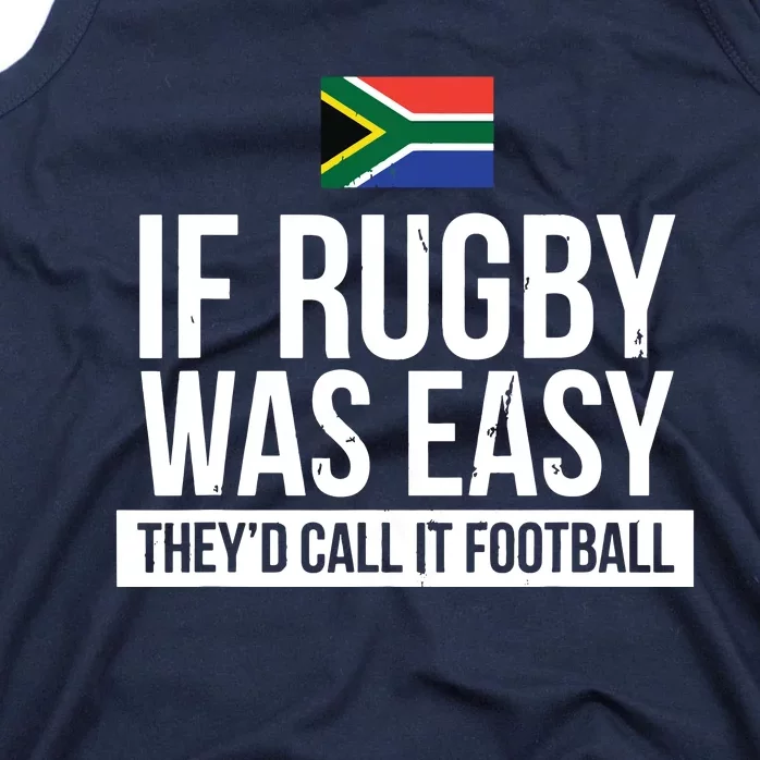 Funny South Africa Rugby Rugby Tank Top