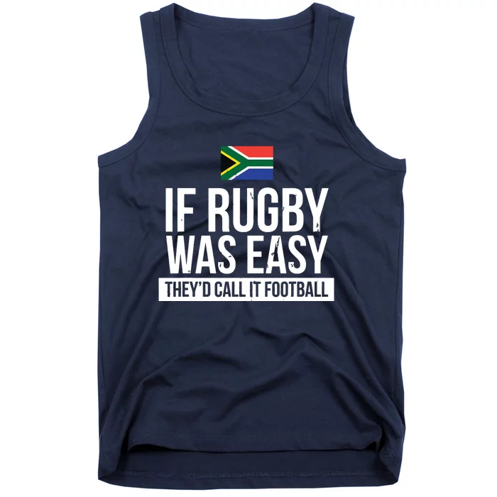 Funny South Africa Rugby Rugby Tank Top