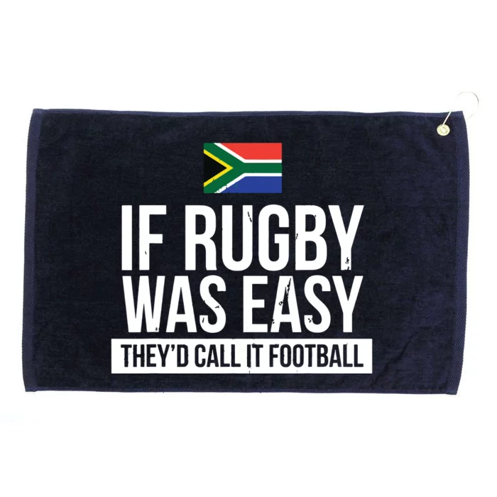 Funny South Africa Rugby Rugby Grommeted Golf Towel