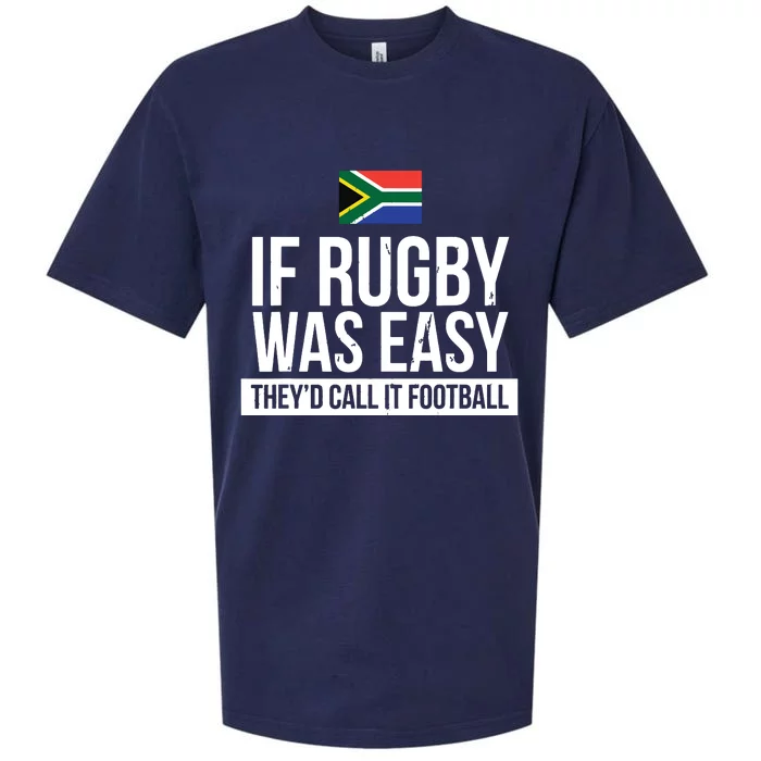 Funny South Africa Rugby Rugby Sueded Cloud Jersey T-Shirt