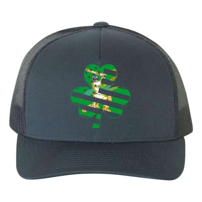 Funny Shamrock Baseball Players Catchers St Patrick's Day Gift Yupoong Adult 5-Panel Trucker Hat