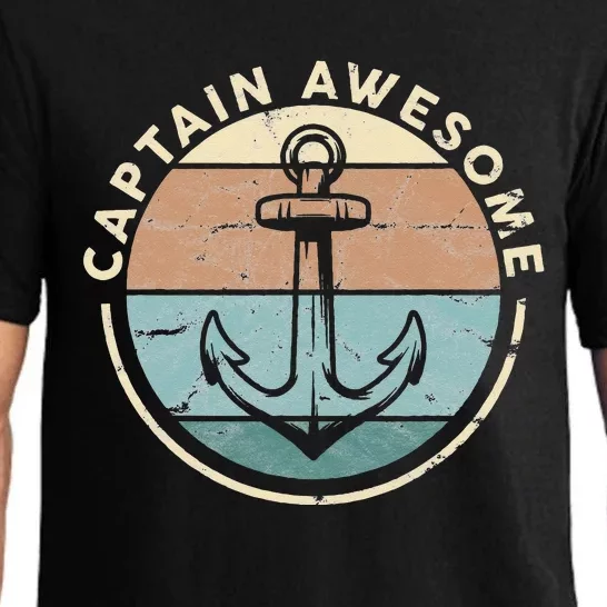 Funny Sailing Boating Sailor Boat Captain Awesome Pajama Set