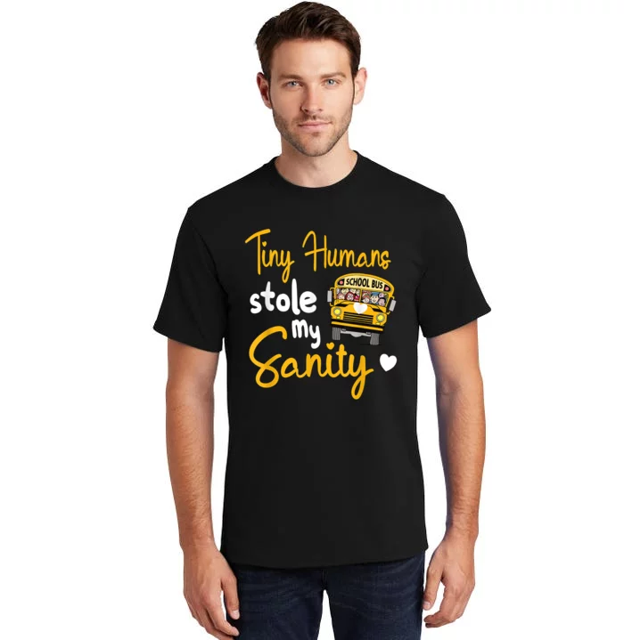 Funny School Bus Driving School Bus Driver Tall T-Shirt