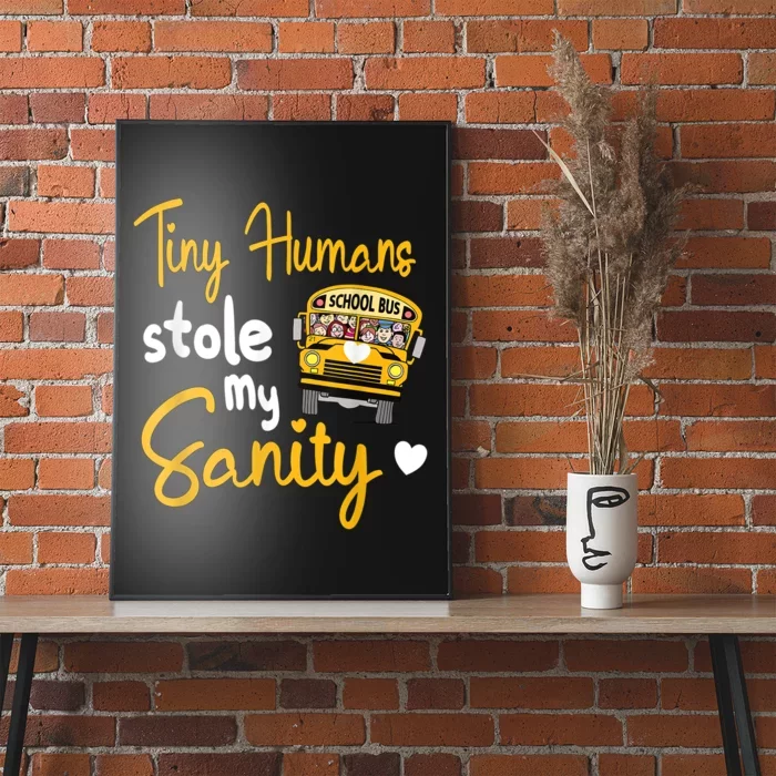 Funny School Bus Driving School Bus Driver Poster