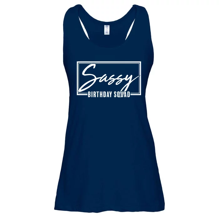 Funny Sassy Birthday Squad Matching Group Shirts Ladies Essential Flowy Tank