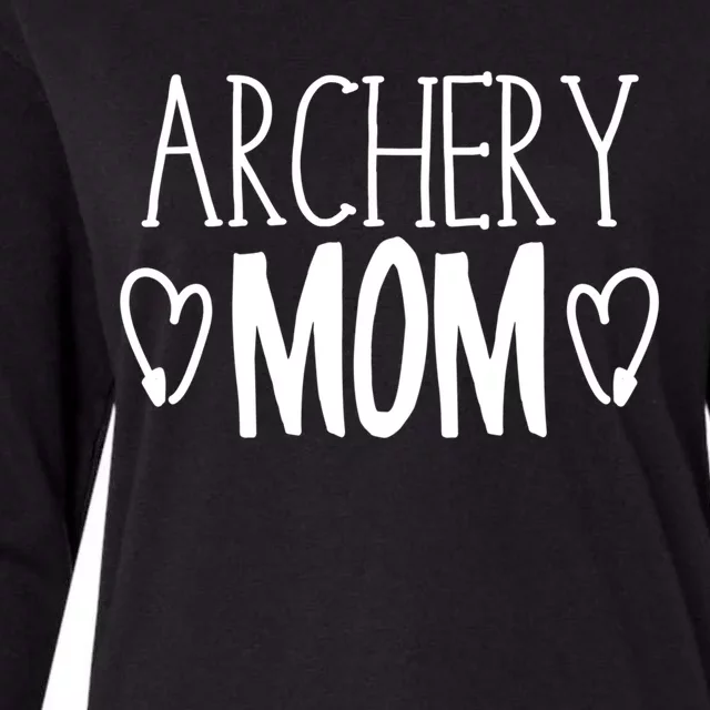 Funny Sarcastic Bow Hunter Archer Gift Archery Mom Gift Womens Cotton Relaxed Long Sleeve T-Shirt