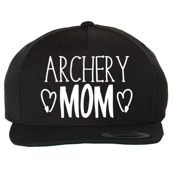 Funny Sarcastic Bow Hunter Archer Gift Archery Mom Gift Wool Snapback Cap