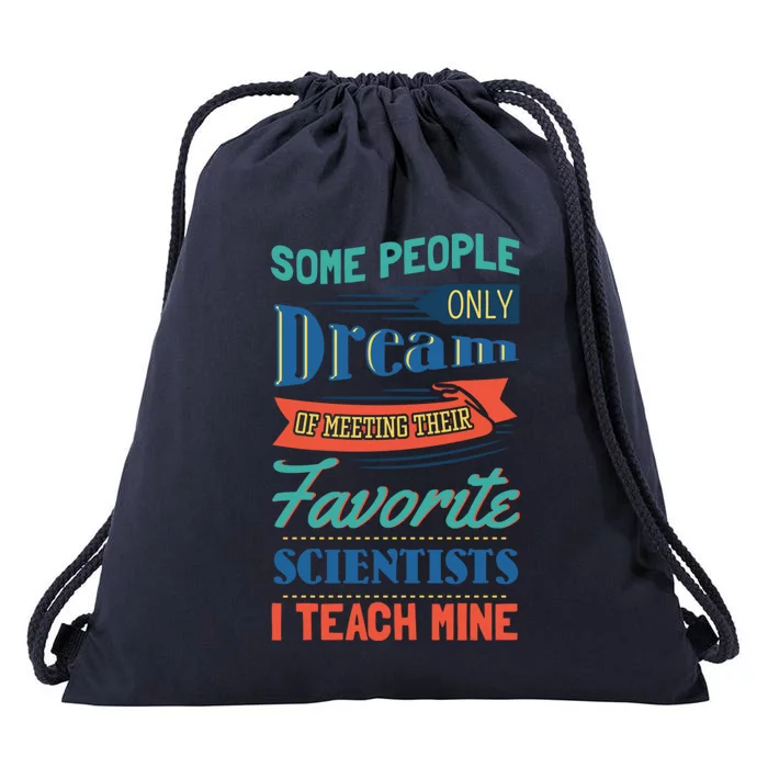 Favorite Scientist Biology Teacher Science Geek Gift Idea Great Gift Drawstring Bag