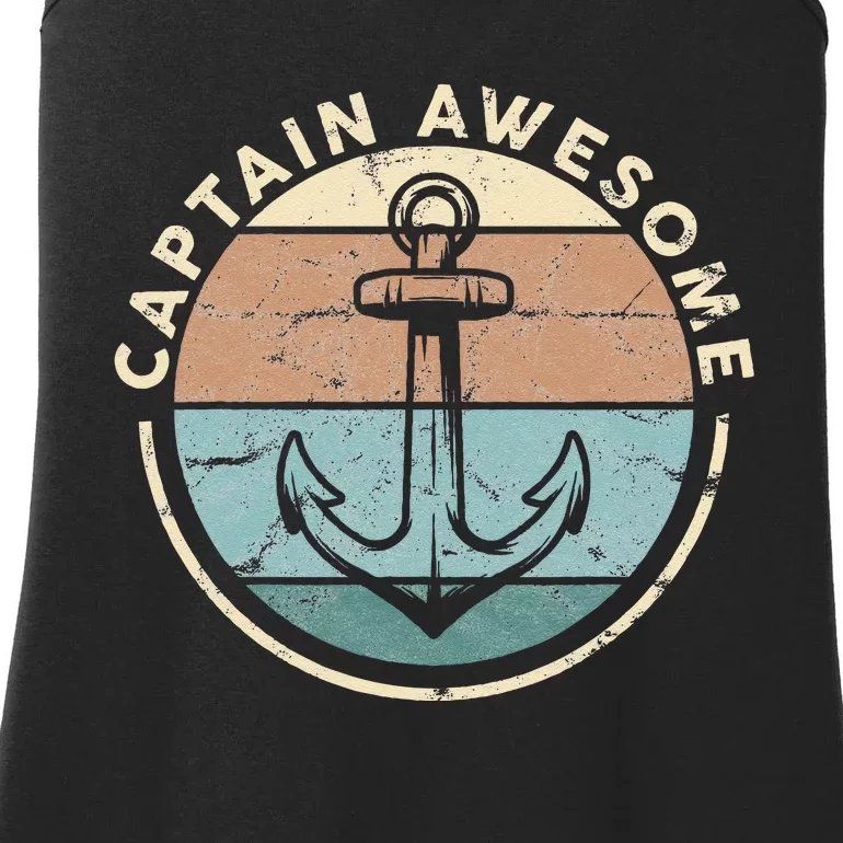 Funny Sailing Boating Sailor Boat Captain Awesome Ladies Essential Tank